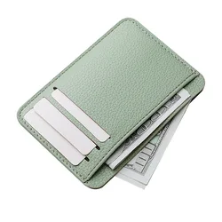 Women's Card Bag Ultra thin Card Bag Small and Exquisite Card Bag with Multiple Card Positions Short Card Bag Men's Money Wallet