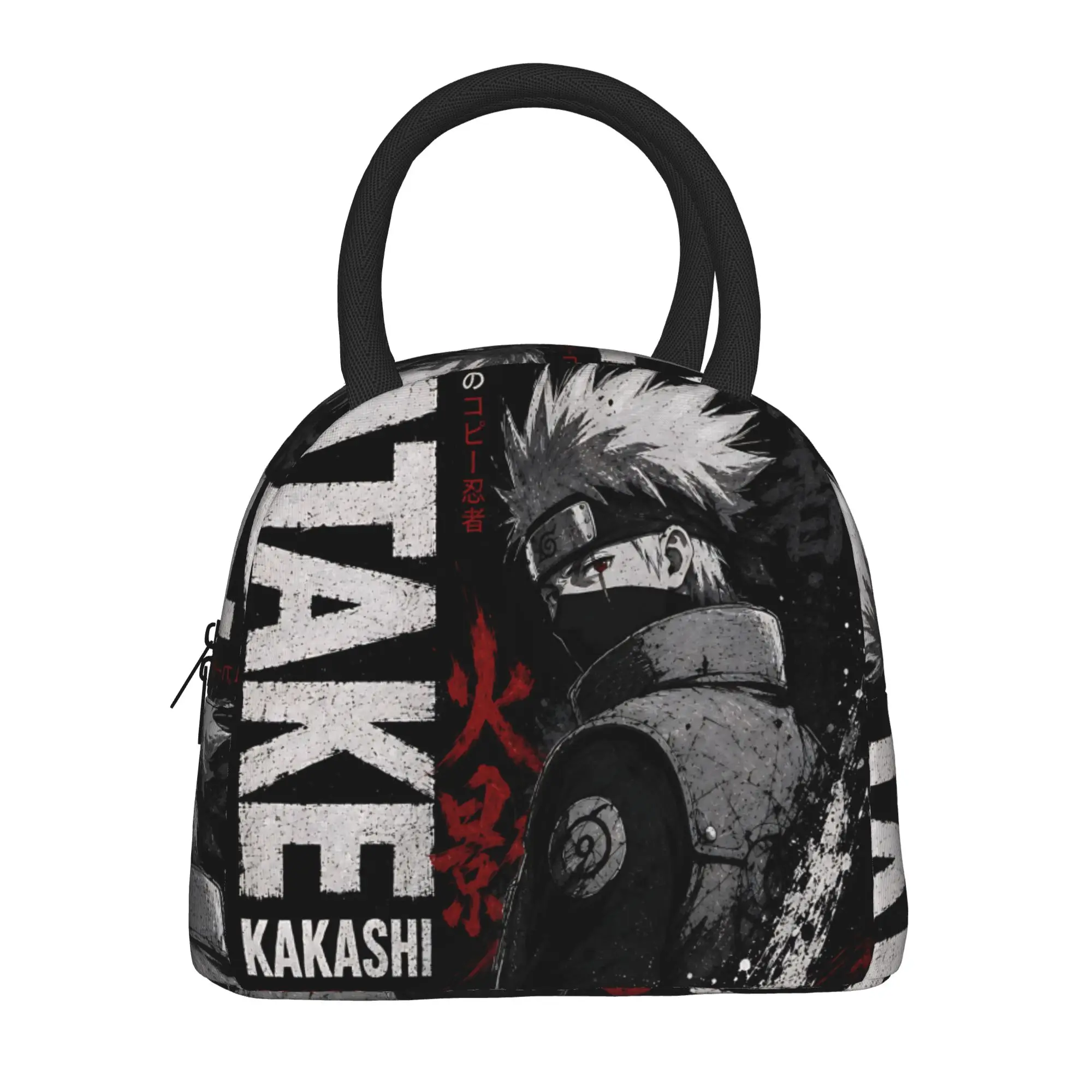 Naruto Anime Theme Handbag Insulated Lunch Bag Ice Pack Rice Bag  bolsa Student Bento Lunch Handbag