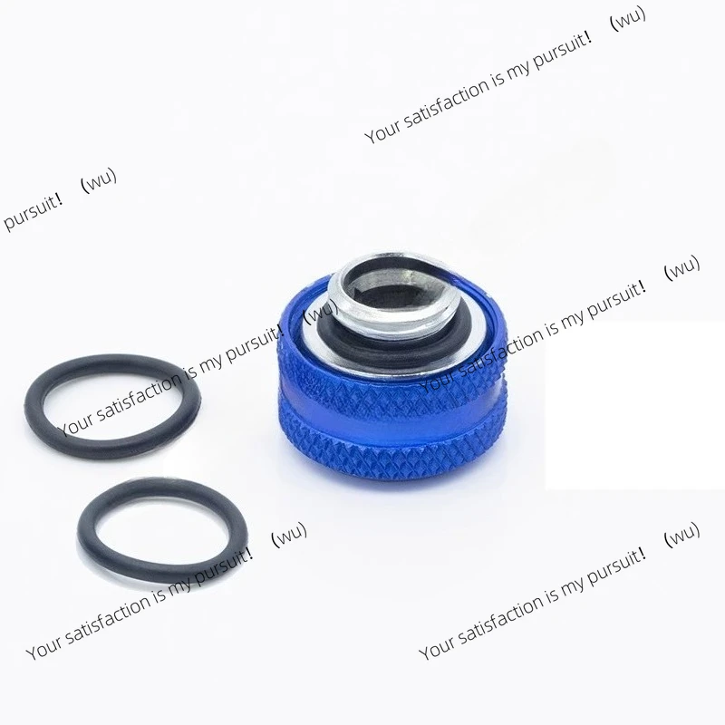 Computer water-cooled hard tube quick screw, water-cooled black silver red green white blue