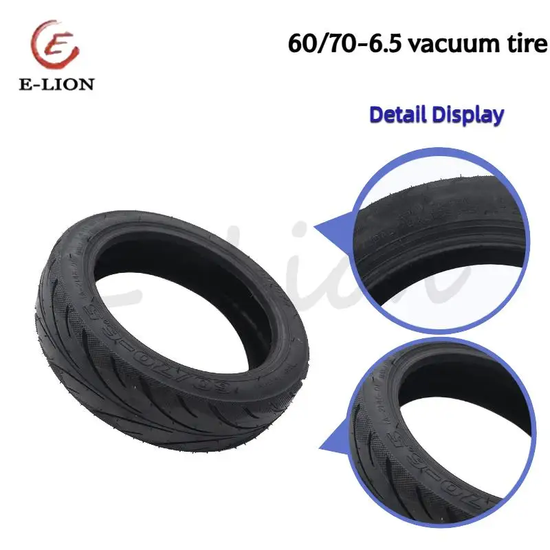 

1pcs 60/70-6.5 Vacuum Tire For NINEBOT Max G30 Rubber Tire Electric Scooter Bike Skateboard Accessories Part For Bicycle Black
