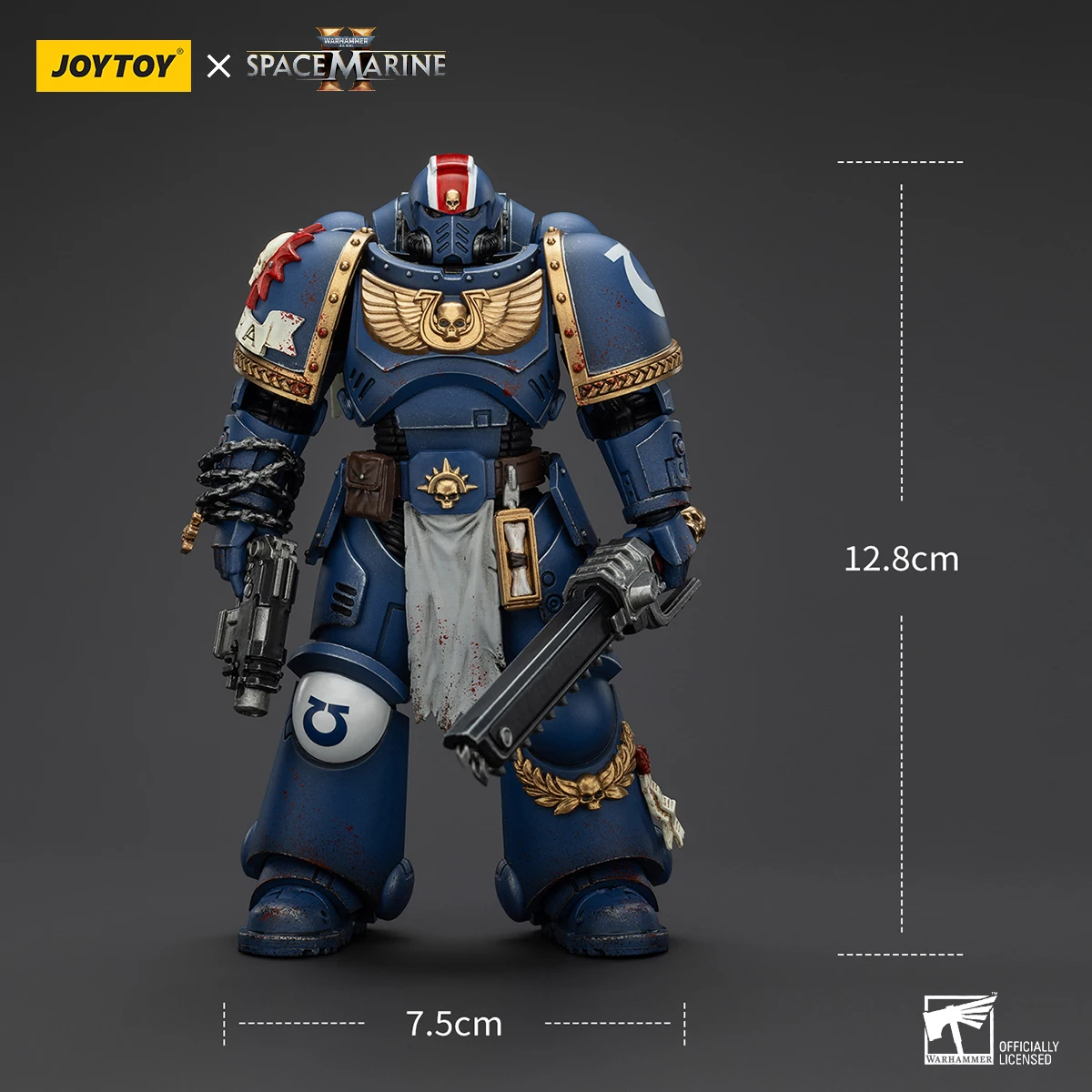 JOYTOY Warhammer 40K figurka Uitramarines porucznik Titus rysunek Gadriel brat Chairon wspólne ruchome figurka zabawkowy model