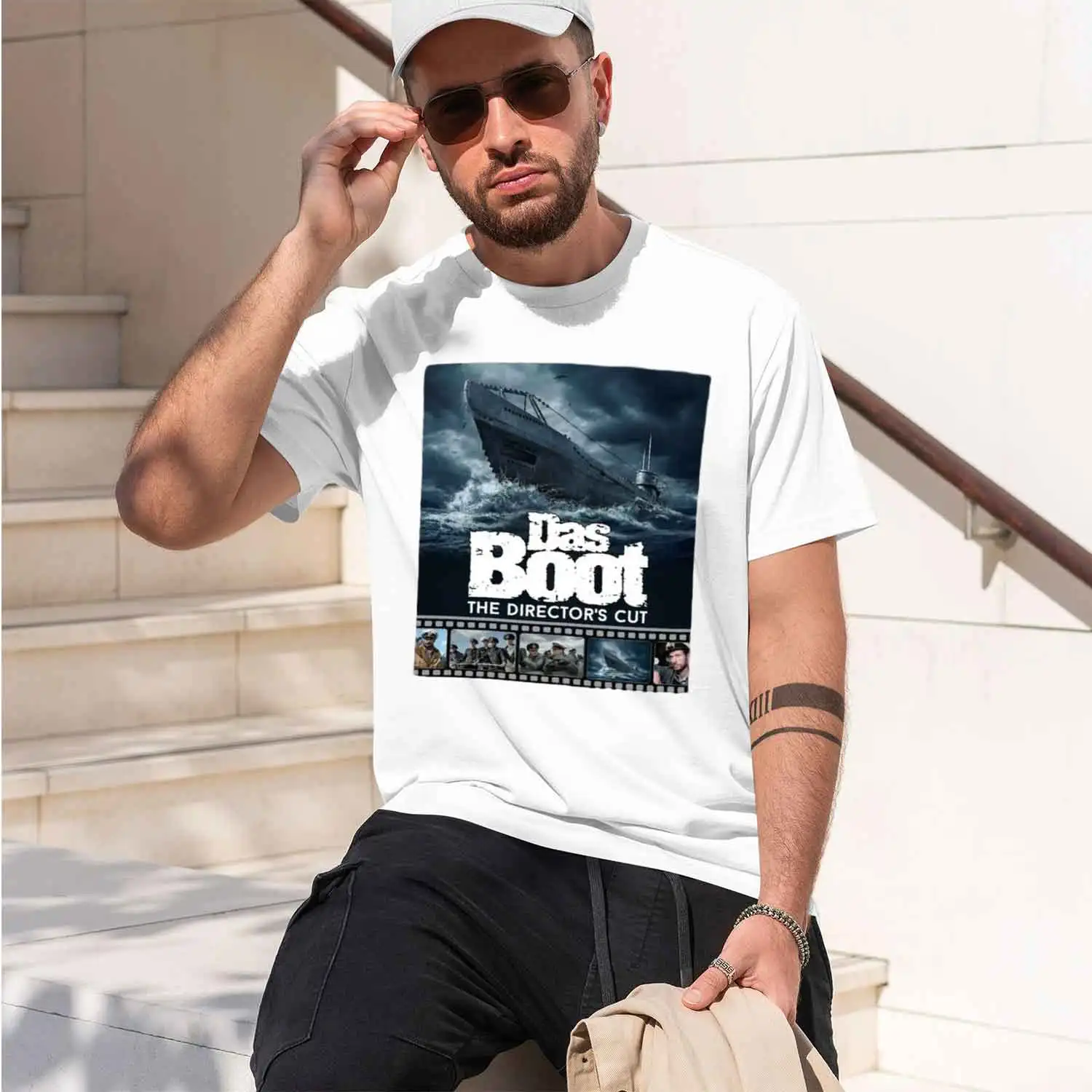 Das Boot Cl Poster T-Shirt summer clothes grh tee shirt t shirt men 2026 New Model Short-sleeve crewneck T-Shirt Classic Casual
