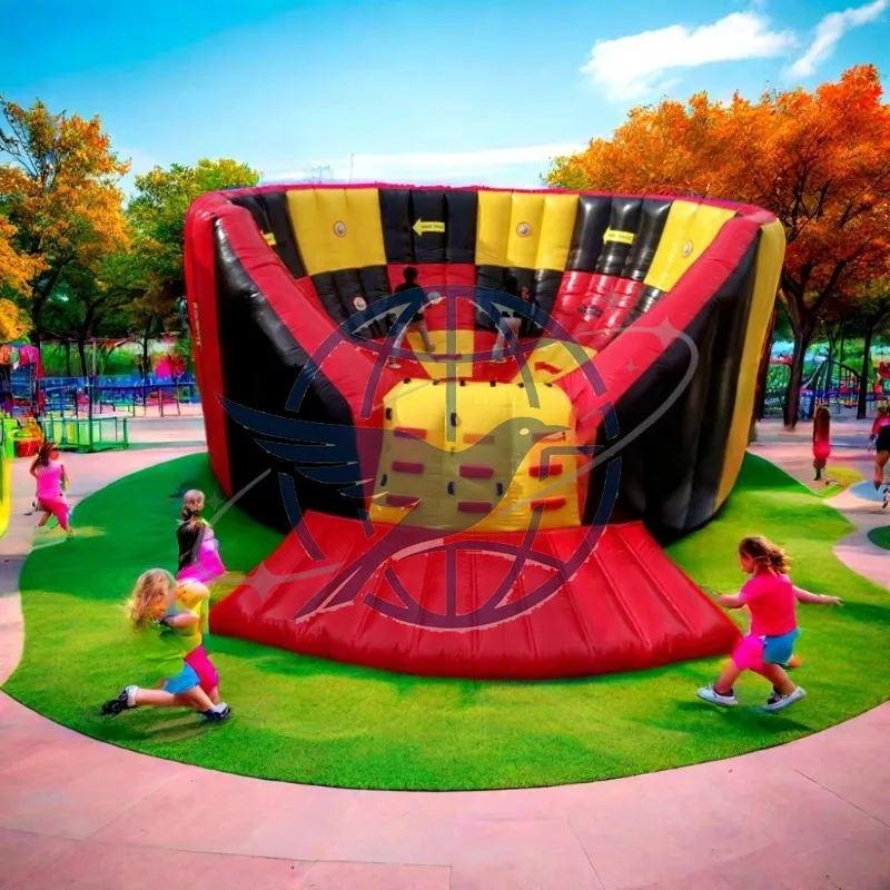 PVC Inflatable Sport Game Interactive Vortex Running Wild 9x9x3.3m