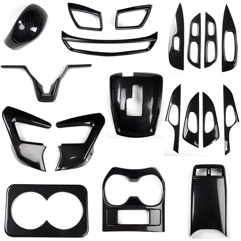 

Carbon Fiber Car Interior Accessories for nissan X Trail 2017-2021 rogue T32 Gear Panel Window rogue Switch Kit Dashboard Modify