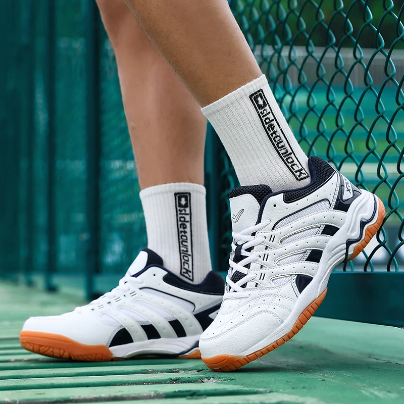 Męskie profesjonalne buty do siatkówki para buty sportowe tenis do badmintona sportowe buty treningowe tenis stołowy męskie trampki