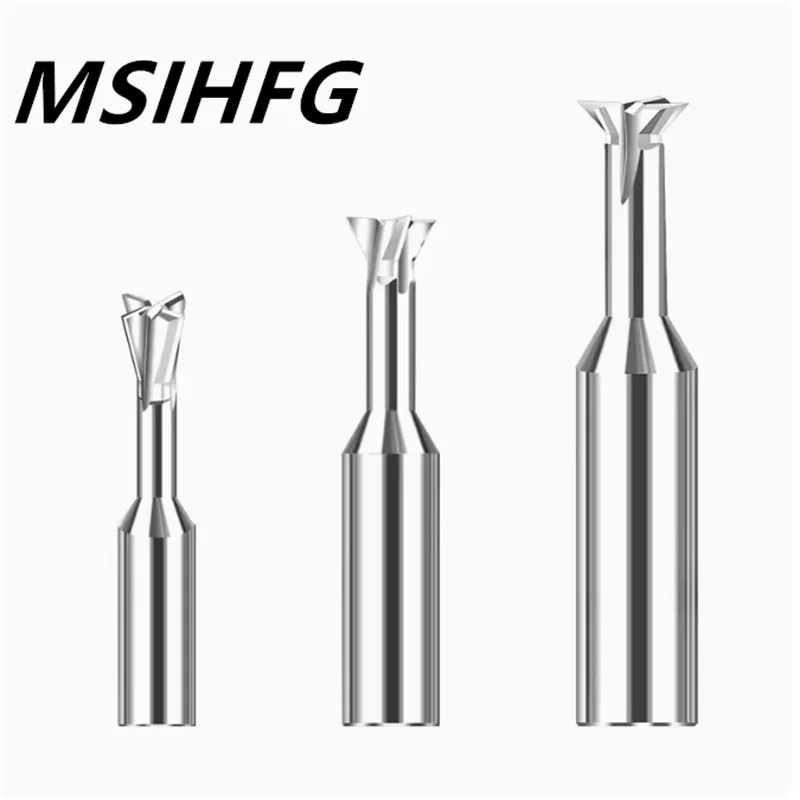 Hrc55 Zwaluwstaartfrees Eindfrees Schacht Frees Wolfraamcarbide Cnc Router Bit Ticn Gecoate Mini Frees Snijder