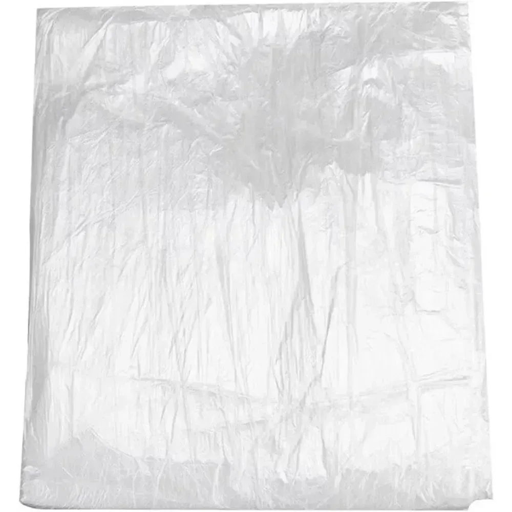 

100pcs/Pack Transparent Disposable Plastic Sheets Waterproof Film Bath Bags Disposable Bed Sheets PVC Material