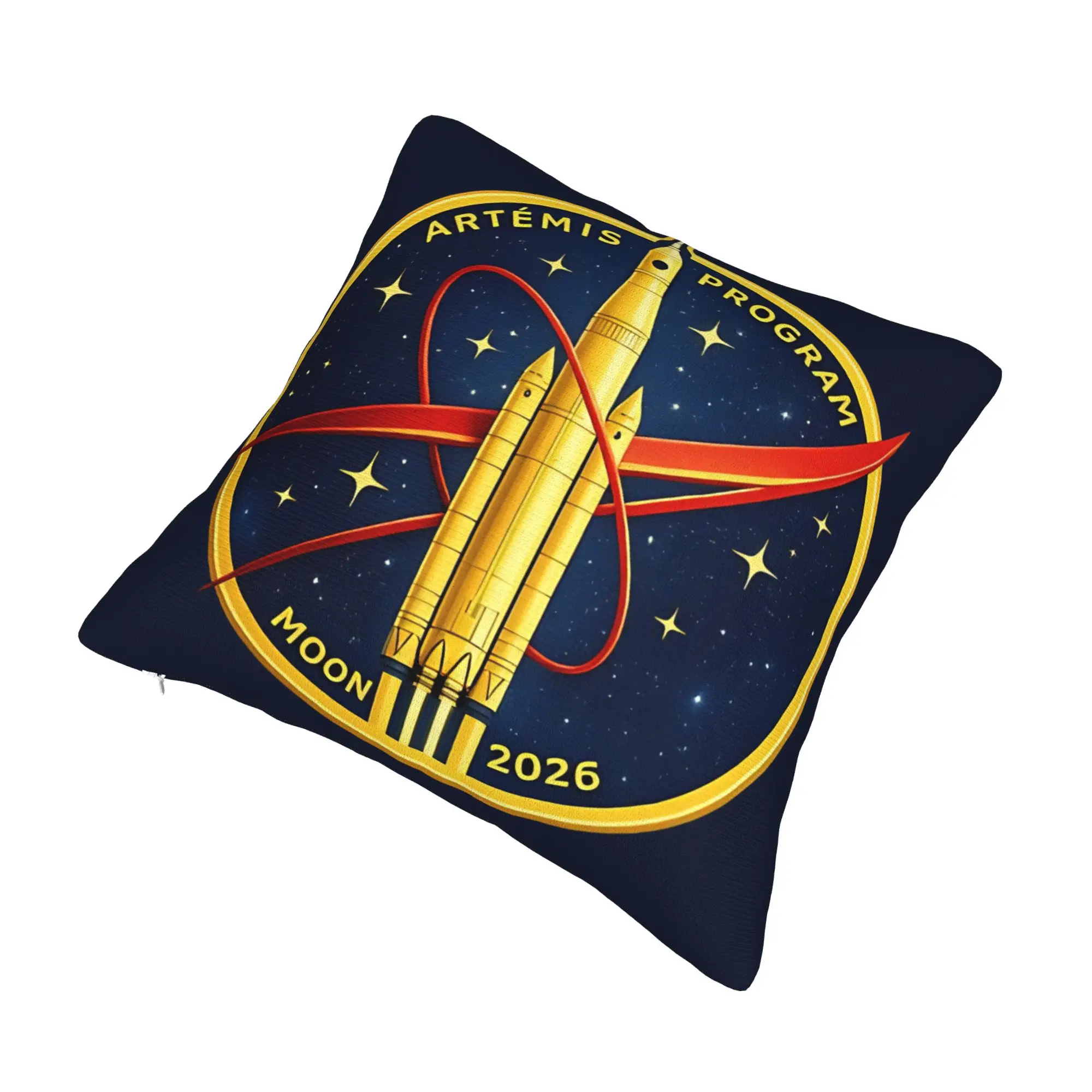 Artemis II Mission To The Moon 2026 Artemis 2 Pillow Printing Cover Decorations Throw Pillow Case Cover Seater Multiple Sizes