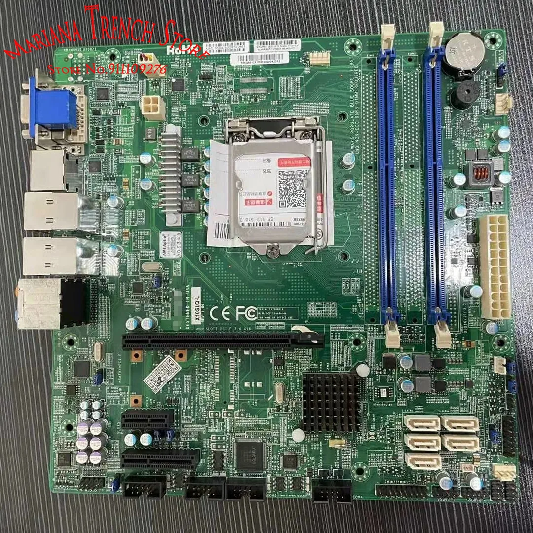 

X10SLQ-L для встроенной настольной материнской платы Supermicro LGA1150 4-го поколения. Core i7/i5/i3 До 16 ГБ DDR3 без ECC