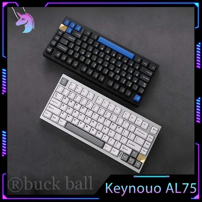 

Yunzii AL75 Mechanical Keyboards Aluminium Wireless Bluetooth Keyboards 3 Modes Gasket Custom Hot Swap Rgb Gaming Keyboards