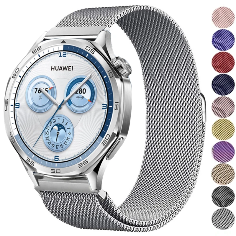 Pasek Milanese Loop do Huawei Watch GT 7 46mm 41mm Magnetyczna Bransoleta do Huawei GT7 Pro GT6 GT5 GT4 GT3 2 Pasek ze Stali Nierdzewnej — 2