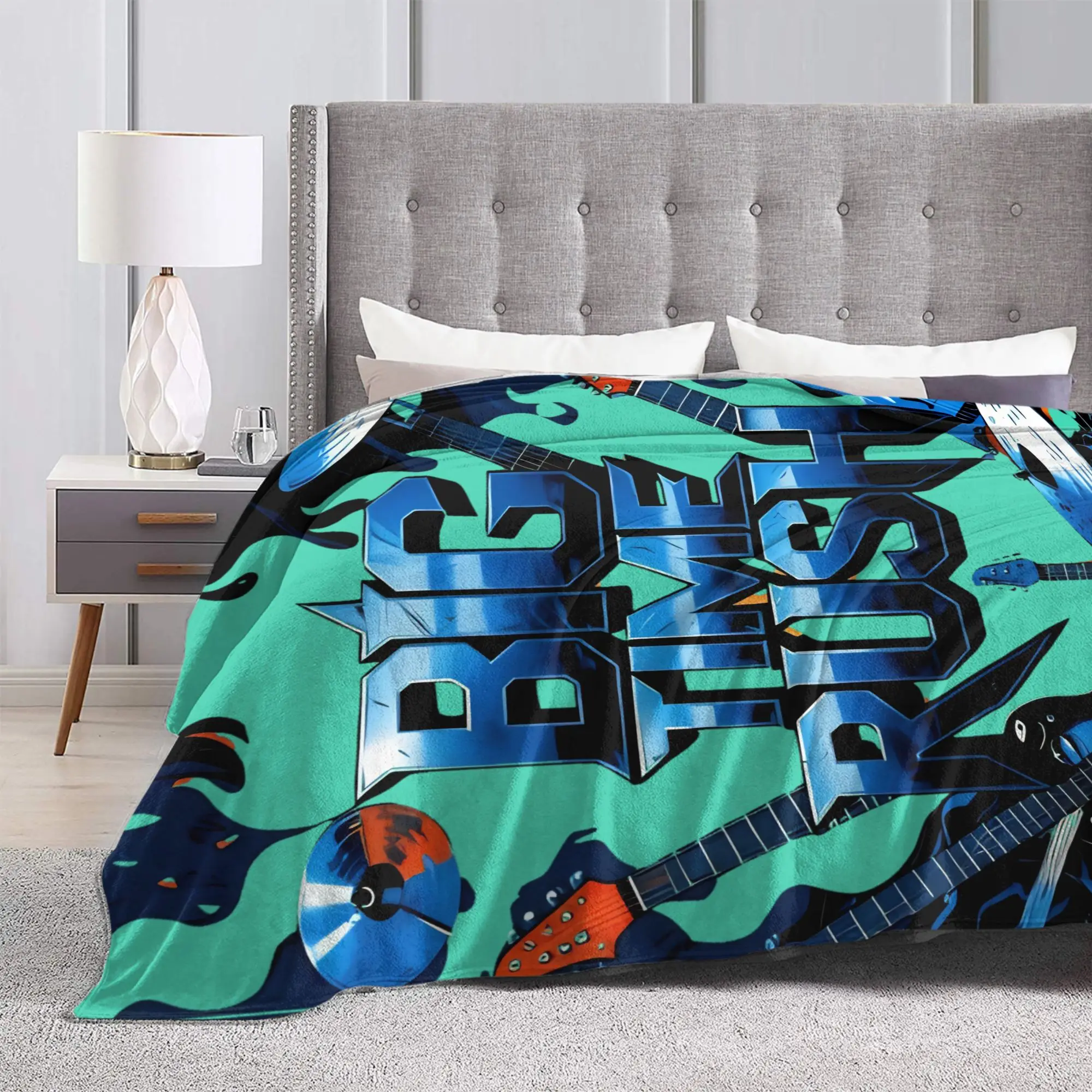 وقت كبير راش باند بطانيات قطيفة الأطفال الفانيلا رمي بطانية لغرفة النوم تصميم دافئ جودة المفرش هدية فكرة #3