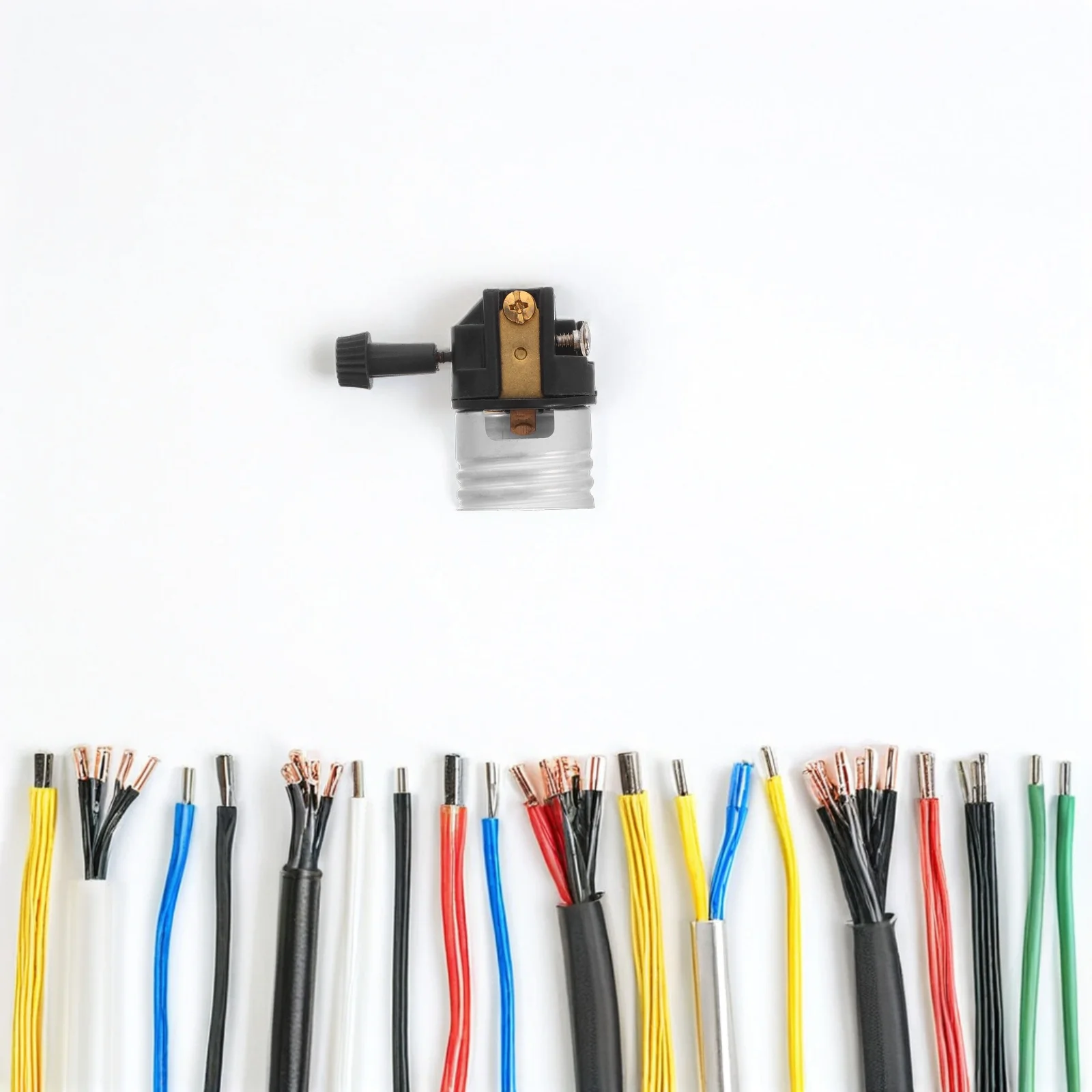 

6Pcs E26 Lamp Socket Aluminum Replacement Durable Locking Design Waterproof Dustproof for Table Floor Lamps Light Bulb Base