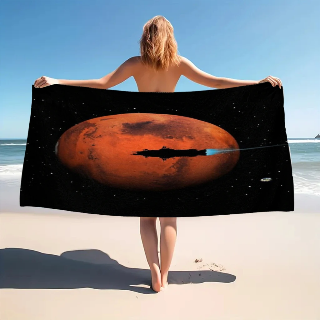 Rocinante Silhouette Poster Beach Towel  Poncho Bathing Towels Cover-ups Quick Dry Sand Free Yoga Spa Gym Pool