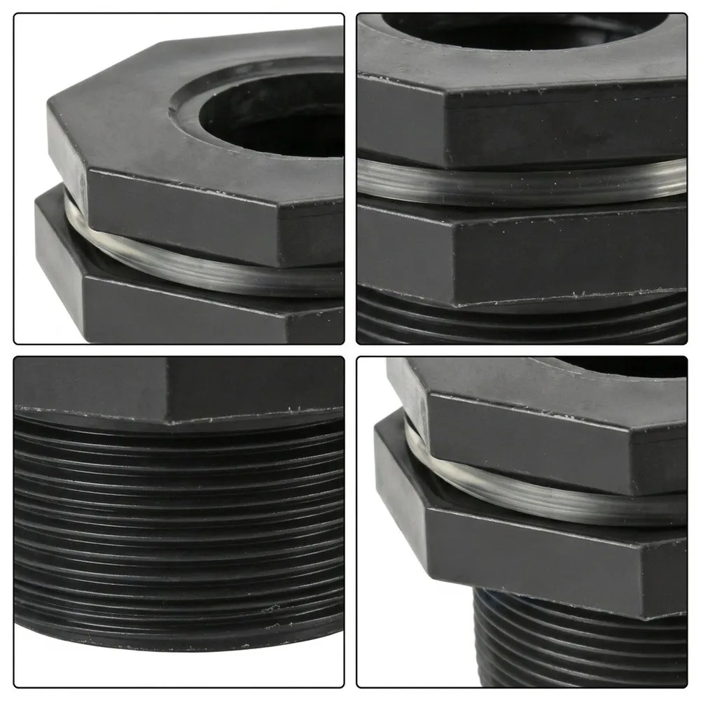 2 Inch PVC Partition Joint for Heavy-Duty Water Storage - Includes Connector and 2 Reinforced Silicone Washers