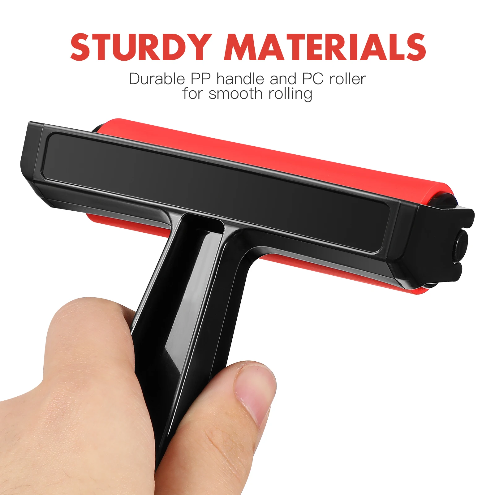 

2pcs Oil Ink Rollers Manual For Painting Art Supplies Plastic Crafting Rollers Multi-Function Rubber Roller Diamond