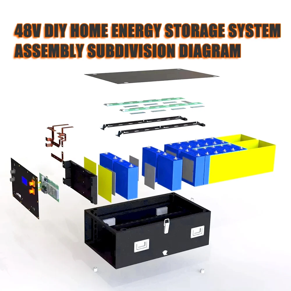 LiFePO4 48V 200Ah 280Ah 310Ah 15.87KWh Lithium Battery Pack 6000+ Cycles With RS485 For Solar Power System RV-10 Year Warranty