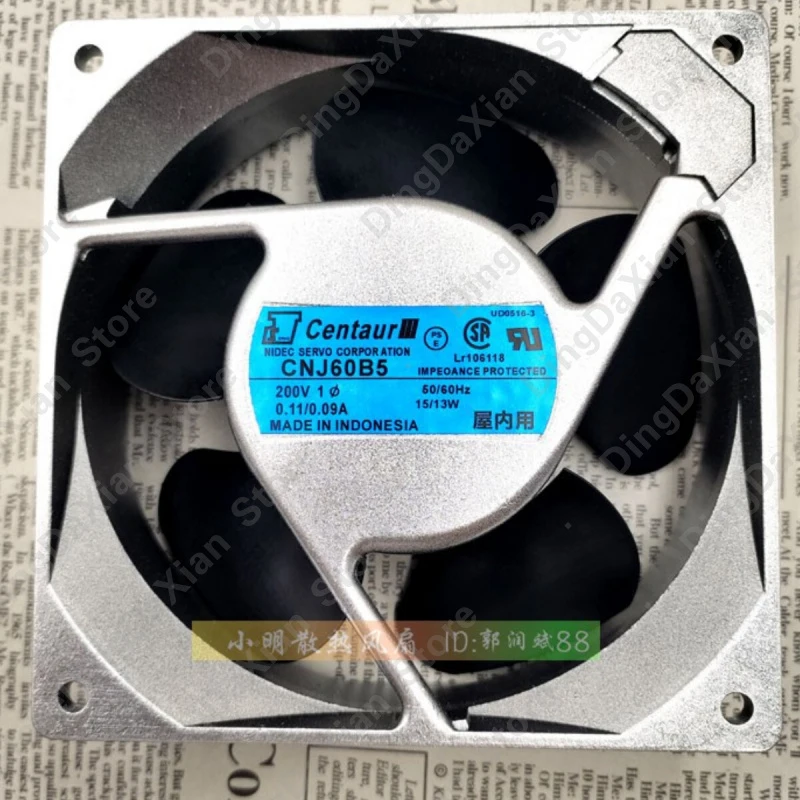 

1 шт. для SERVO Centaur CNJ60B5 | Промышленный осевой вентилятор AC220V 0.11/0.9A, 120×120×38 мм, 12 см
