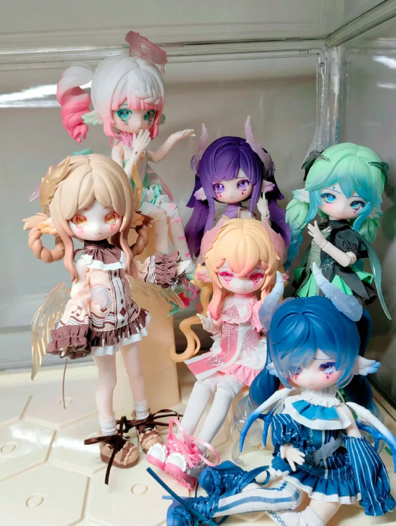 

Luluia Symphony Series 8 Part BJD Doll Girls Toy Gift Moving Parts Penny's Treasure Chest Trendy Collectible Blind Box