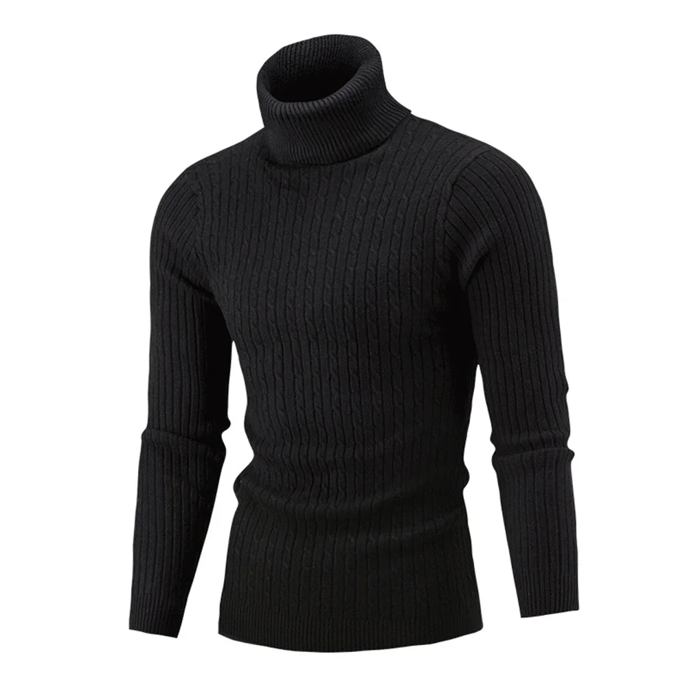 Men\'s Thermal Underwear tops High Collar Camiseta Termica Sport shirts Turtleneck Sweater Warm Long Sleeve Knitwear Men Bielizna