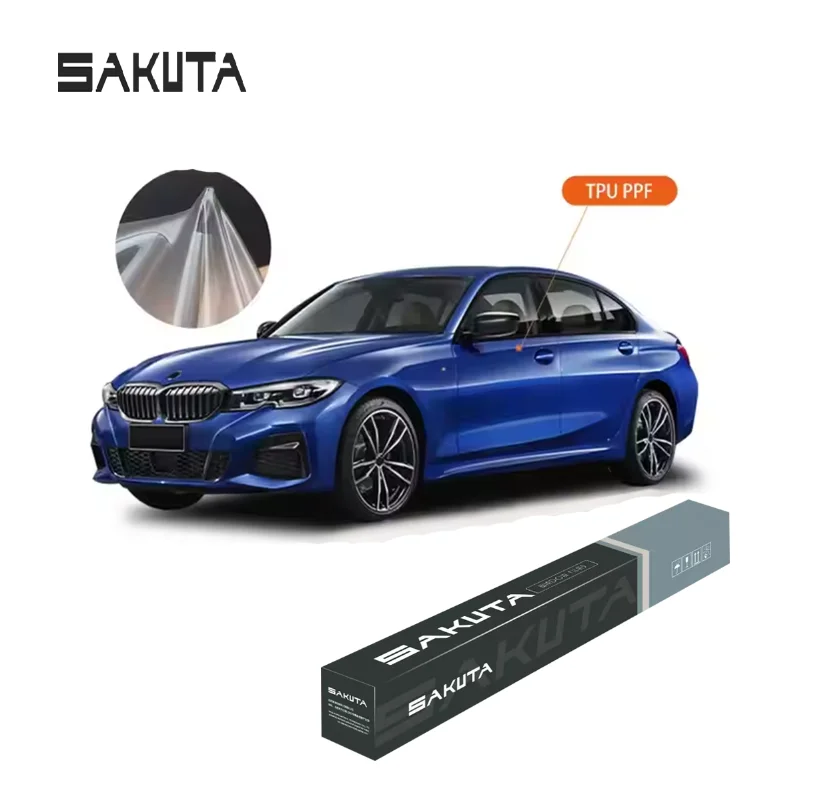 

SAKUTA Carfilm K130 Защитная пленка для краски из ТПУ 1,52 м * 30 м - Пленка для крыши автомобиля | Производитель виниловой пленки