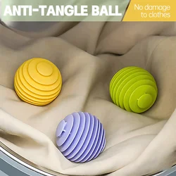 Anti-tangle Oval Solid Cleaning Balls Magic Laundry Balls Drum Washer Balls Washing Machine Stain Removal Balls Anti-tangle Tool