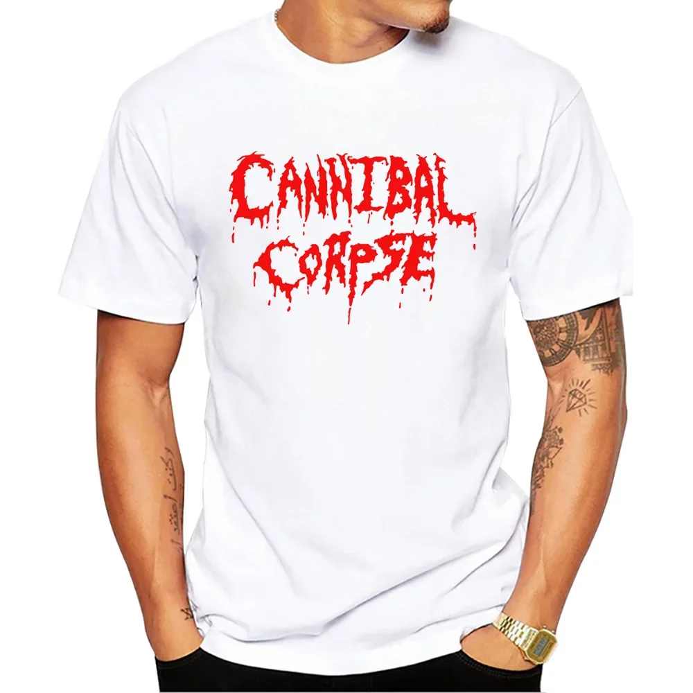 Short Sleeve Tshirts Harajuku Tee New Style Men T-Shirt Cannibal Logo Printed T Shirts Graphic Oversized Summer Funny Tops New