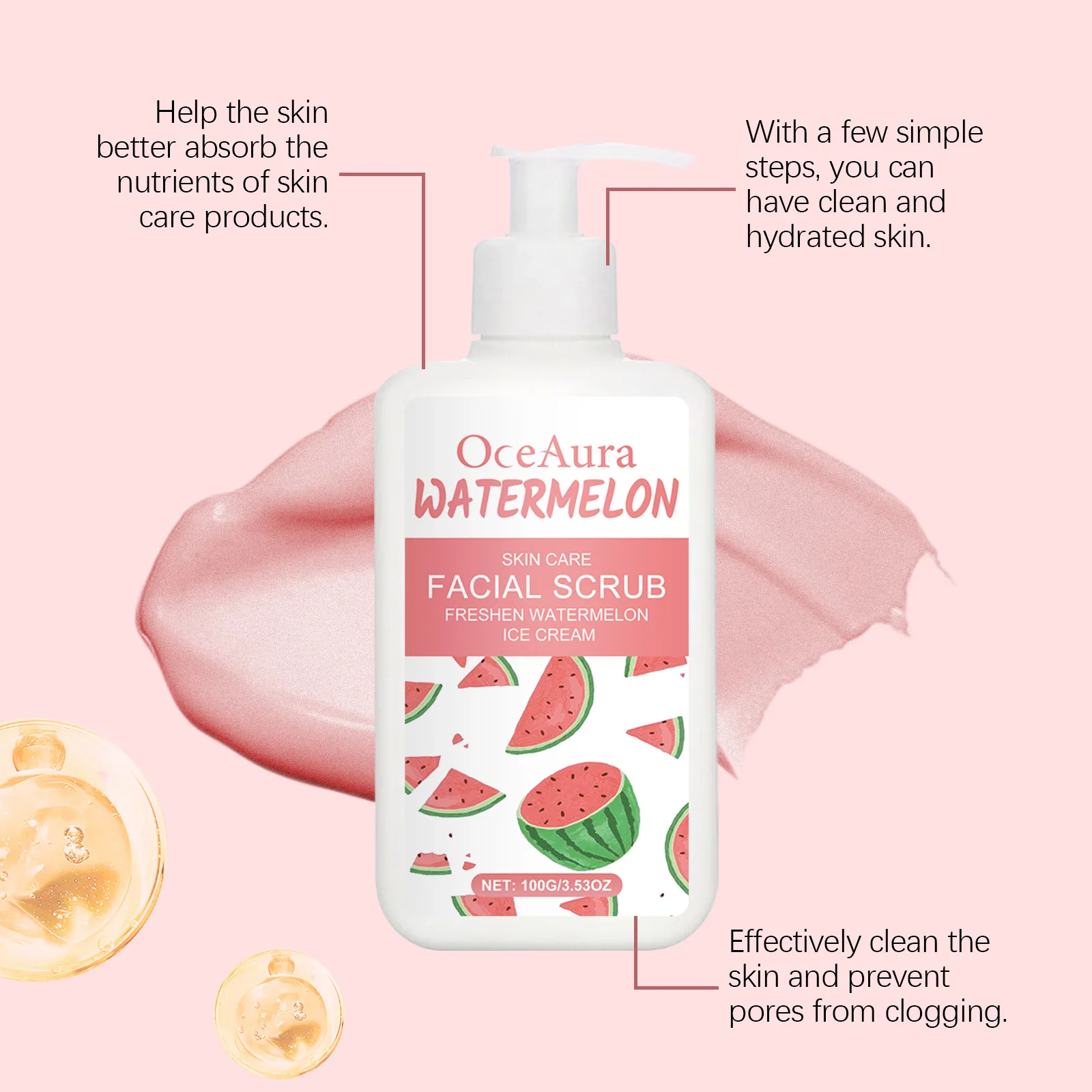 Natural Mild Body Scrub Deep Cleansing Exfoliator Dead Skin Remover Hydrating Nourish Rough Skin Whitening Shower Skincare