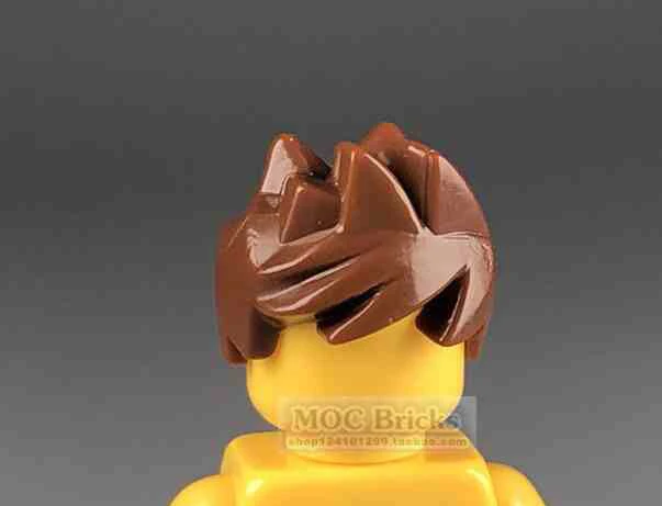 MOC Figures Hair Building Blocks pieces Human body Parts Figure Hairstyles Head Girl Boy City Character Accessories Bricks Toys