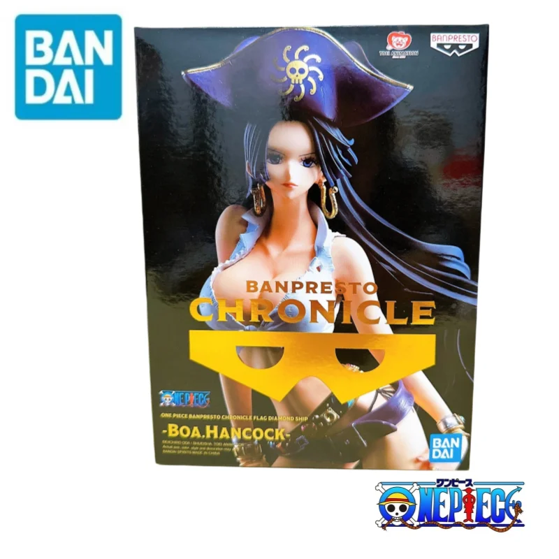 

In Stock Bandai Original One Piece Banpresto Boa Hancock Anime Merchandise 100% Genuine Action Figure Holiday Gifts Figurine