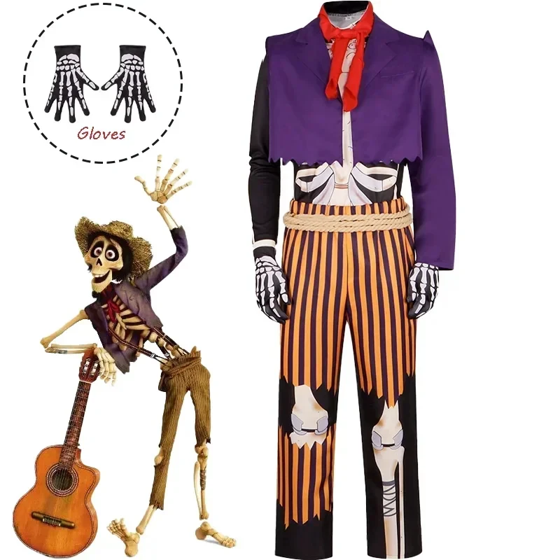 

ABC123CosplayAnime Hector Rivera Cosplay Costume Skeleton Role Play Great Grandfather Outfits Christmas Halloween Carn3'd,5;h.9/