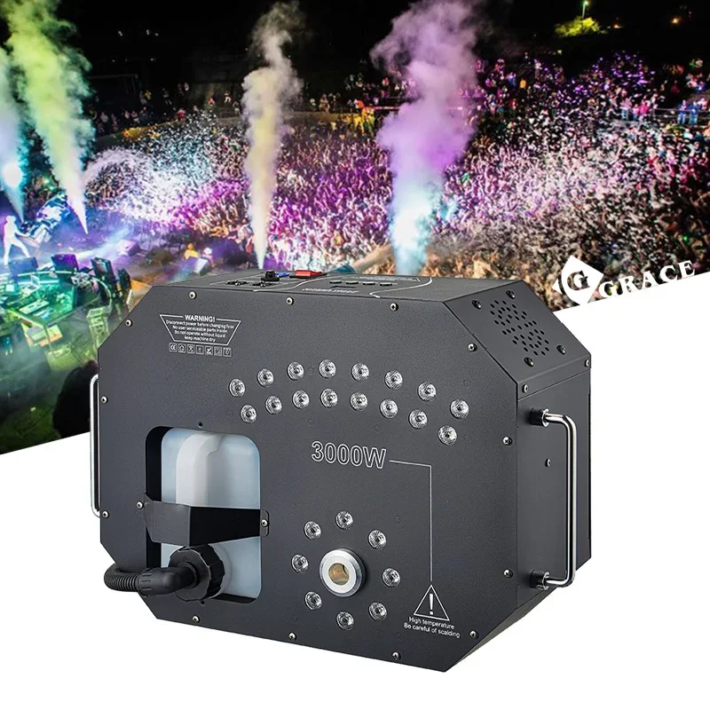 Dispositivo de atmósfera de Control Dmx de 3000W, máquina de humo Vertical, efecto de escenario