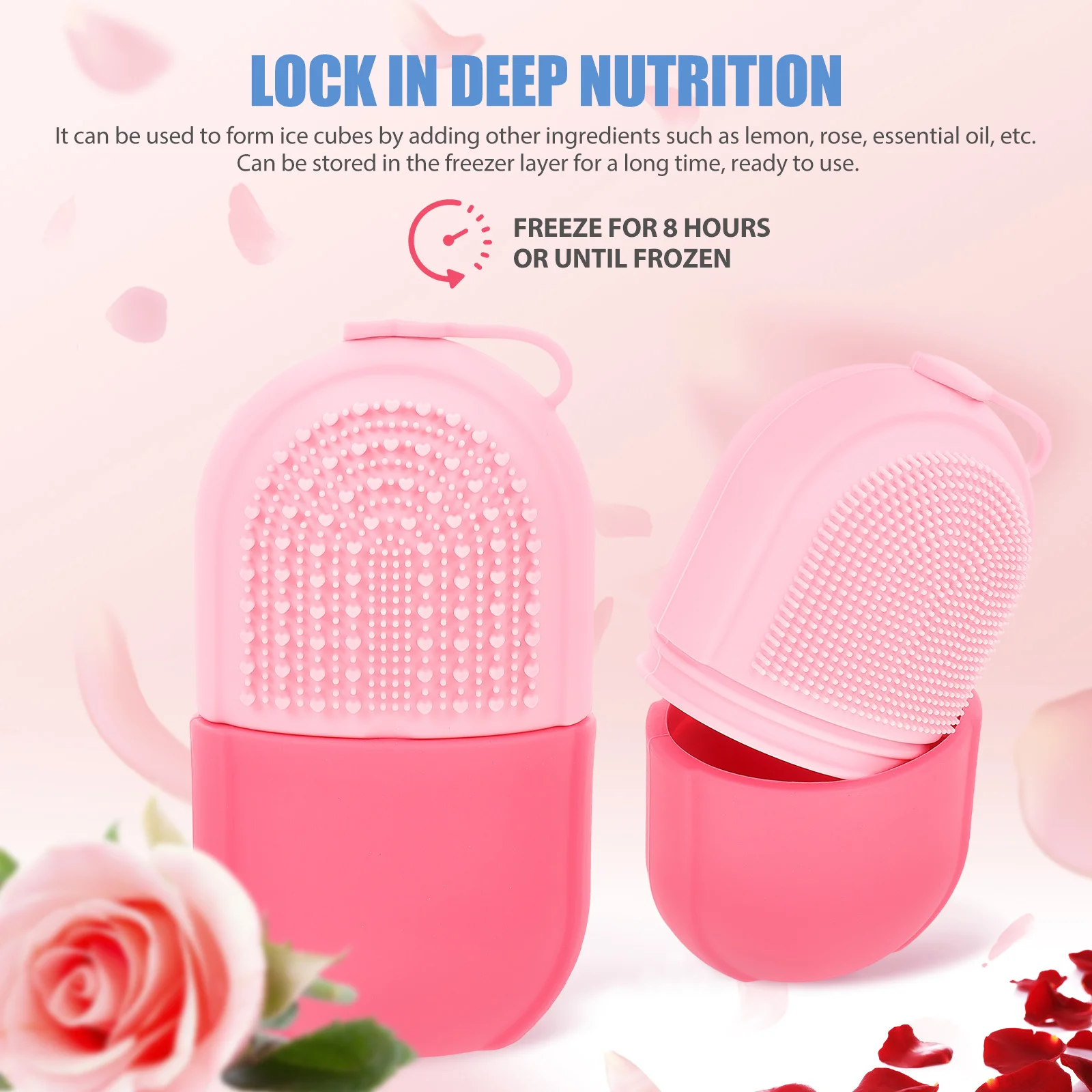 

Ice Face Roller Silicone Icing Tool Durable Safe Material Enlarged Pores Improvement Swelling Relief Practical Gift
