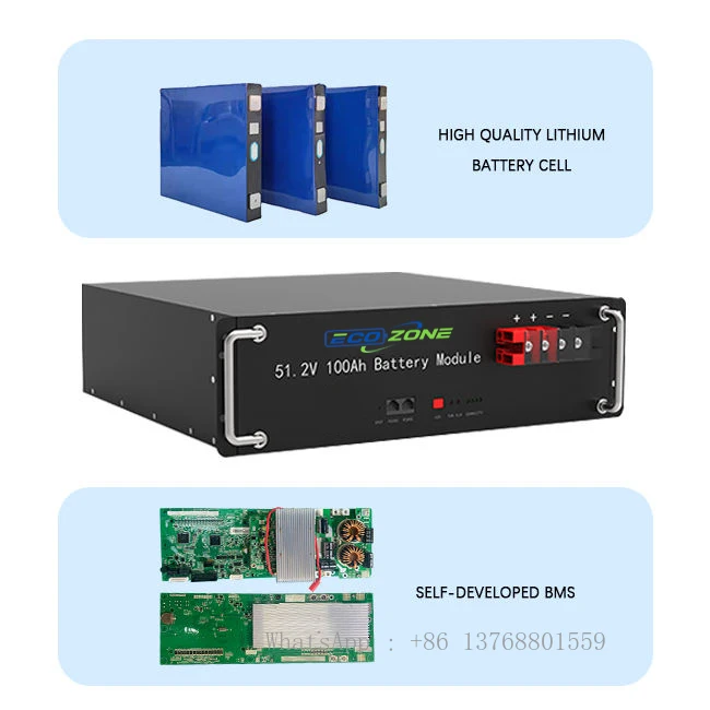 Energiesolarbatterie-Panels, Speichersysteme, 48 V, 51,2 V, 100 Ah, 200 Ah, rackmontierter Lifepo4-Lithium-Ionen-Akku