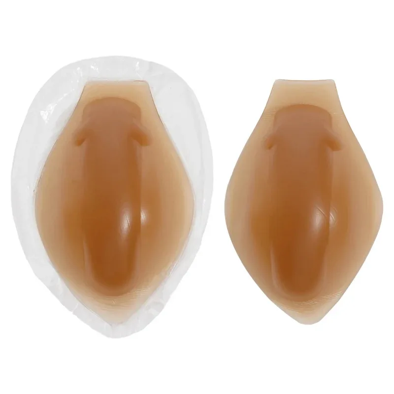 الرجال ثلاثية الأبعاد سيليكون الحقيبة منصات Gaff التزلج واقية للرياضة الرقص كروسدرسر رفع الملابس الداخلية إدراج المنشعب محسن