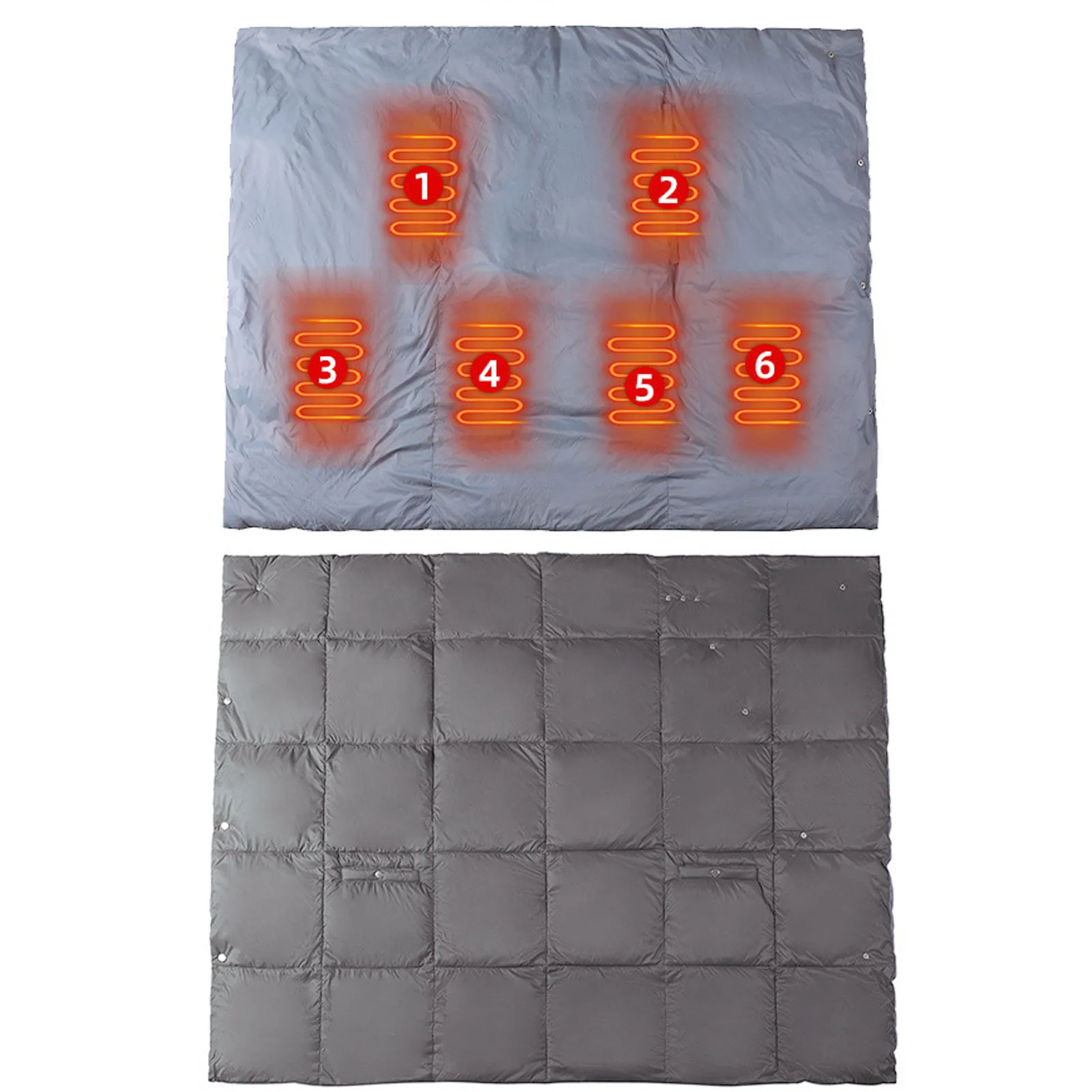 

‌USB Heated Blanket Wearable - 5V 3 Heat Settings, Ultra Soft Machine Washable Shawl for Neck/Shoulder ‌