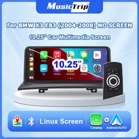 10.25'' Wireless Carplay Android Auto Display Touch Screen For BMW X3 E83 2004-2009 with iDrive Car PC Stereo Multimedia Player