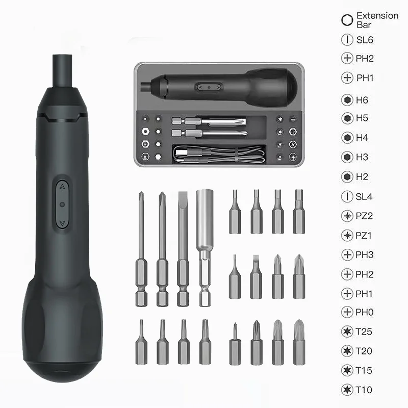  Electric Screwdriver Rechargeable Multifunction Cordless Electric Screwdrivers Rechargeable Driver Set Mini Screwdriver