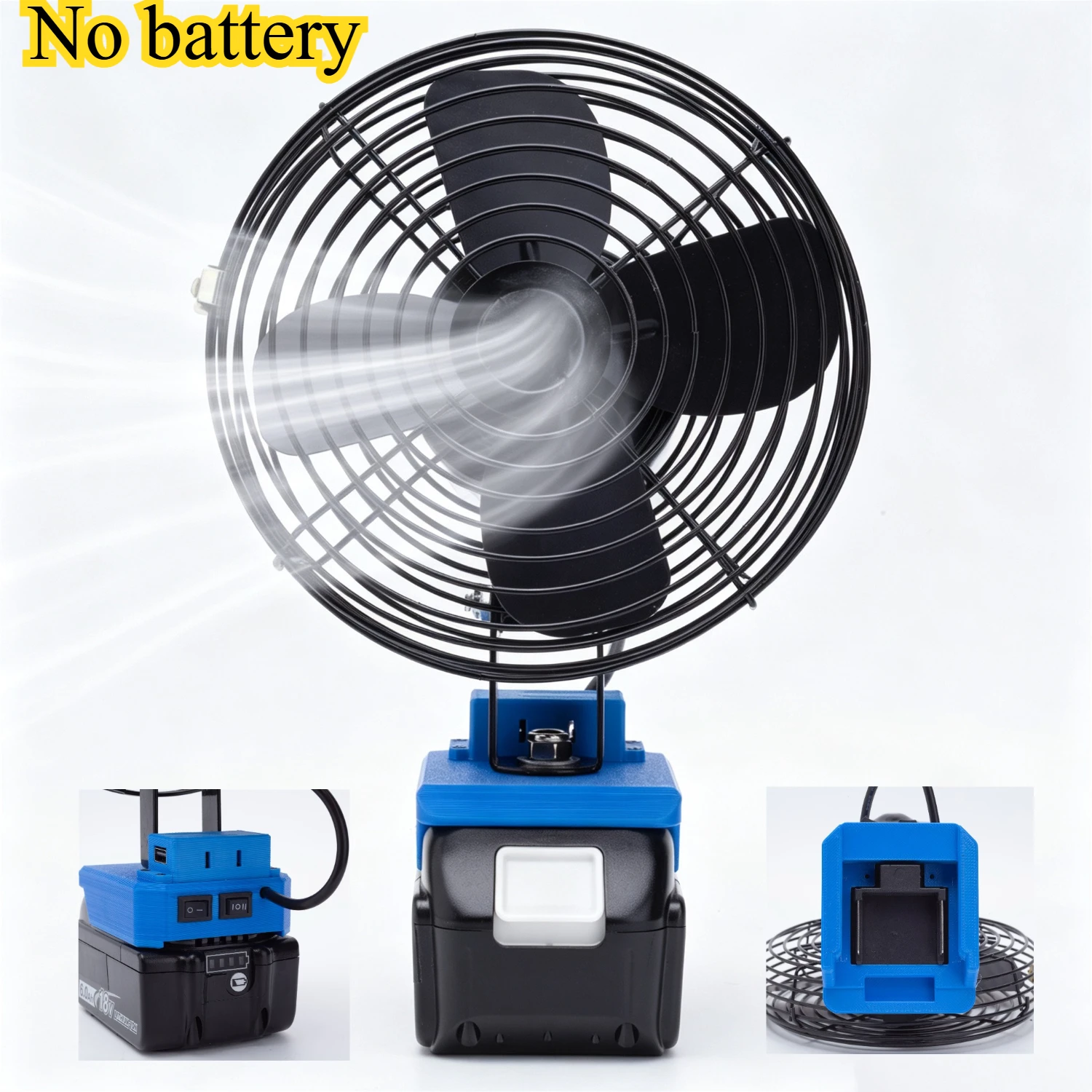 portable-industrial-small-fan-with-usb-mobile-phone-output-suitable-for-makita-18v-lithium-battery-6-inch-iron-charging-fan