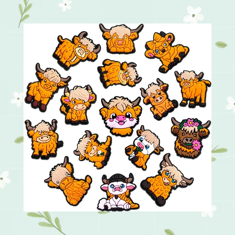 

Cute Set PVC shoes charms Anime Cartoon DIY Sandals Accessories shoe Decorations boy girl kids gift Cartoon shoe accessories