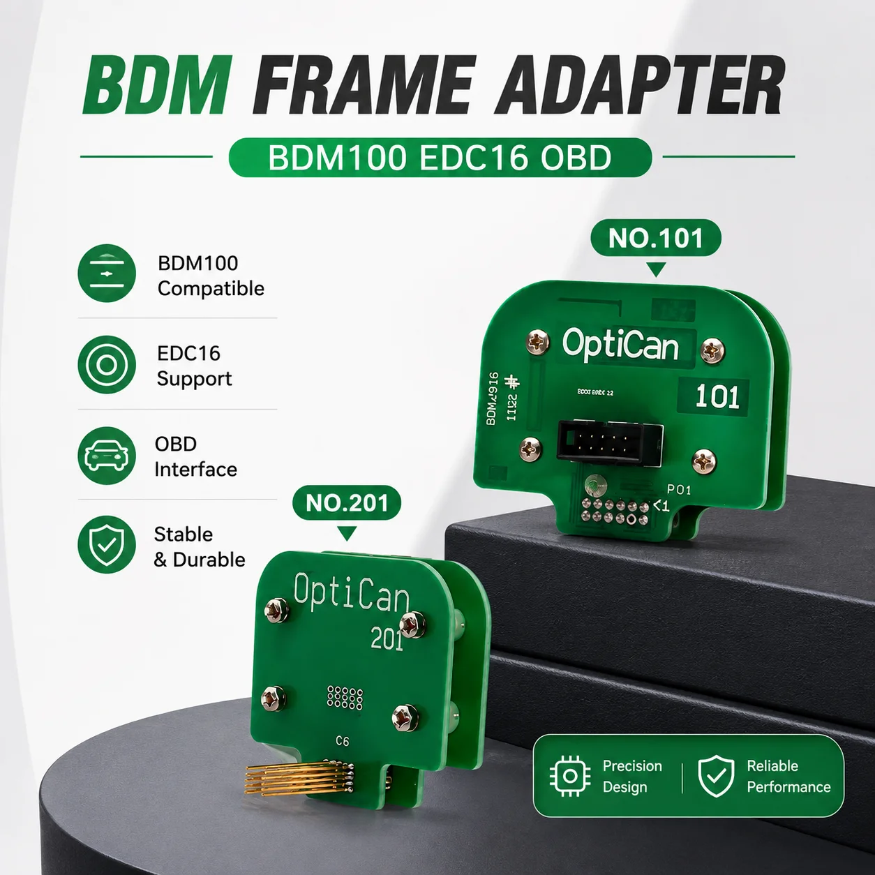 101+201 BDM Adapter EDC16 ECU Programmer Probe Frame for BDM100 OBD Tool