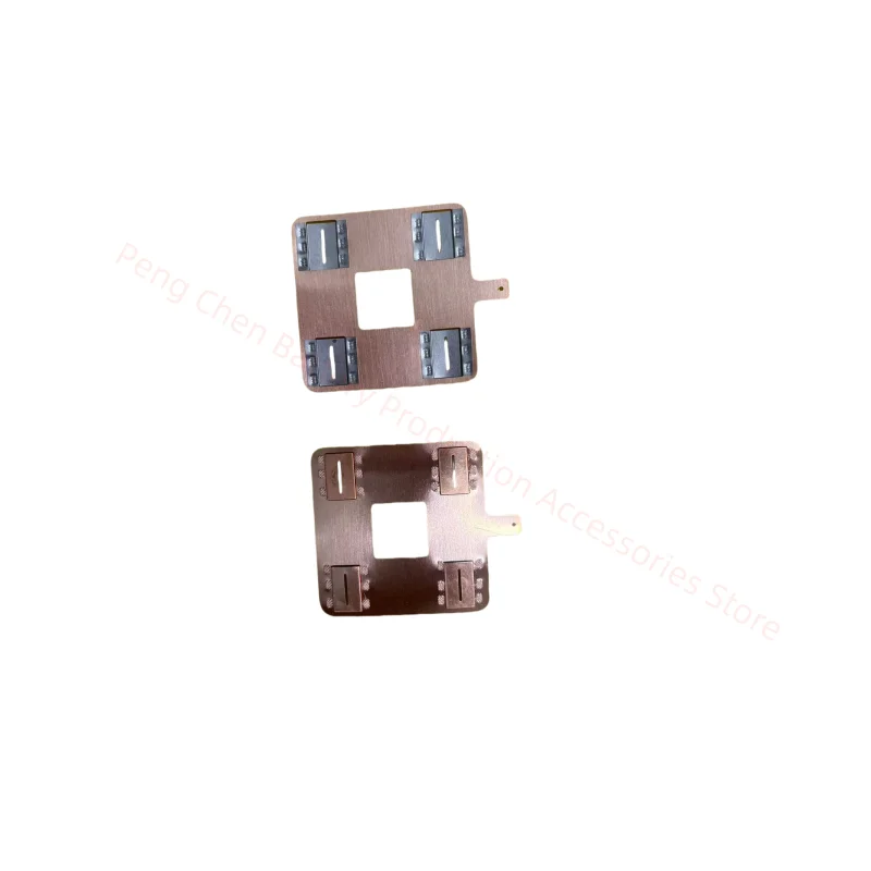 33140 Copper-nickel Composite Sheet 2*2P Copper Busbar Spacing 34.5mm Copper Nut Customized 0.3mm Free Ship