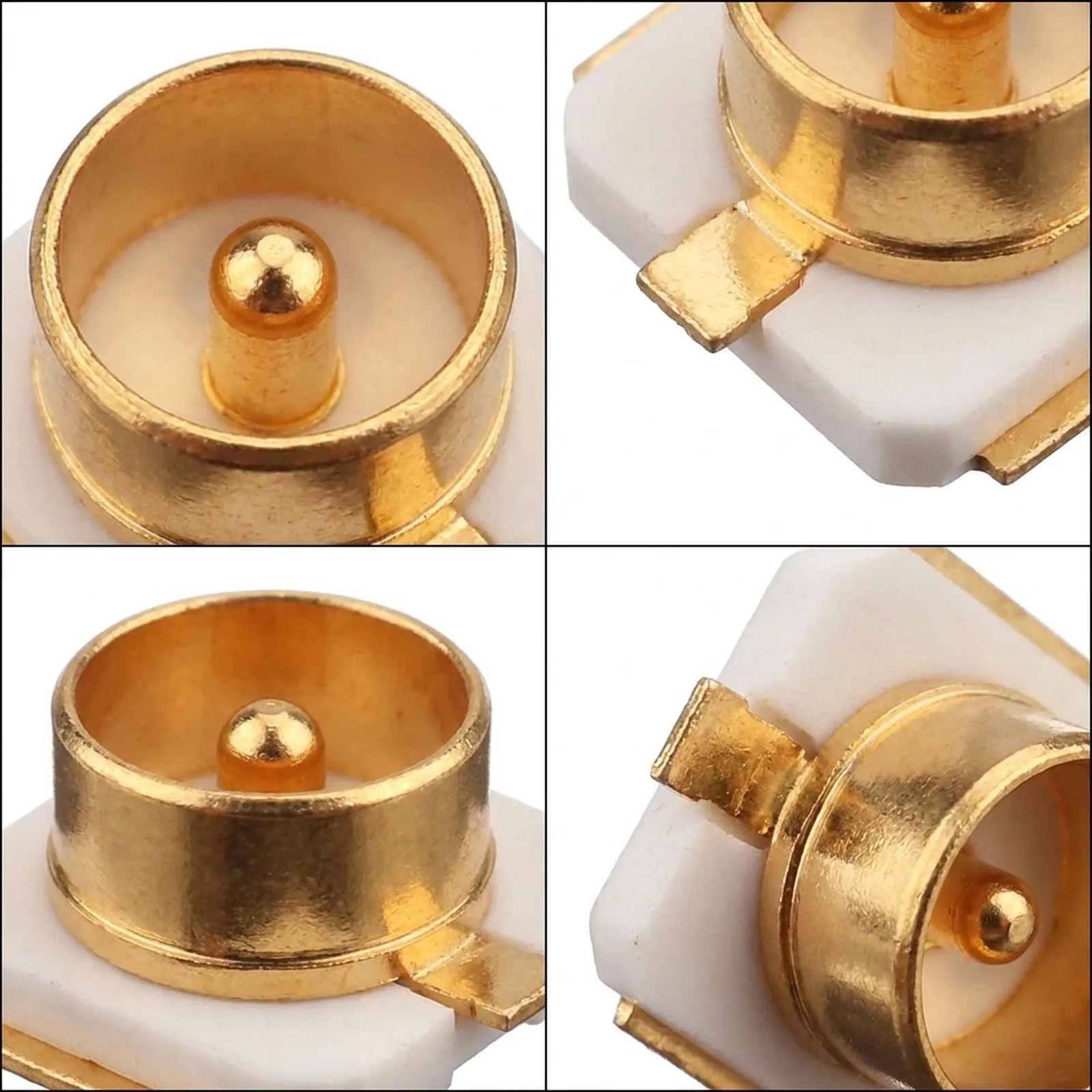 10Pcs U FL To For IPX MHF I Connector Gold Plated For SMD PCB For Antenna Base 0-4GHz 50 Ohm For WiFi Module For IoT Device