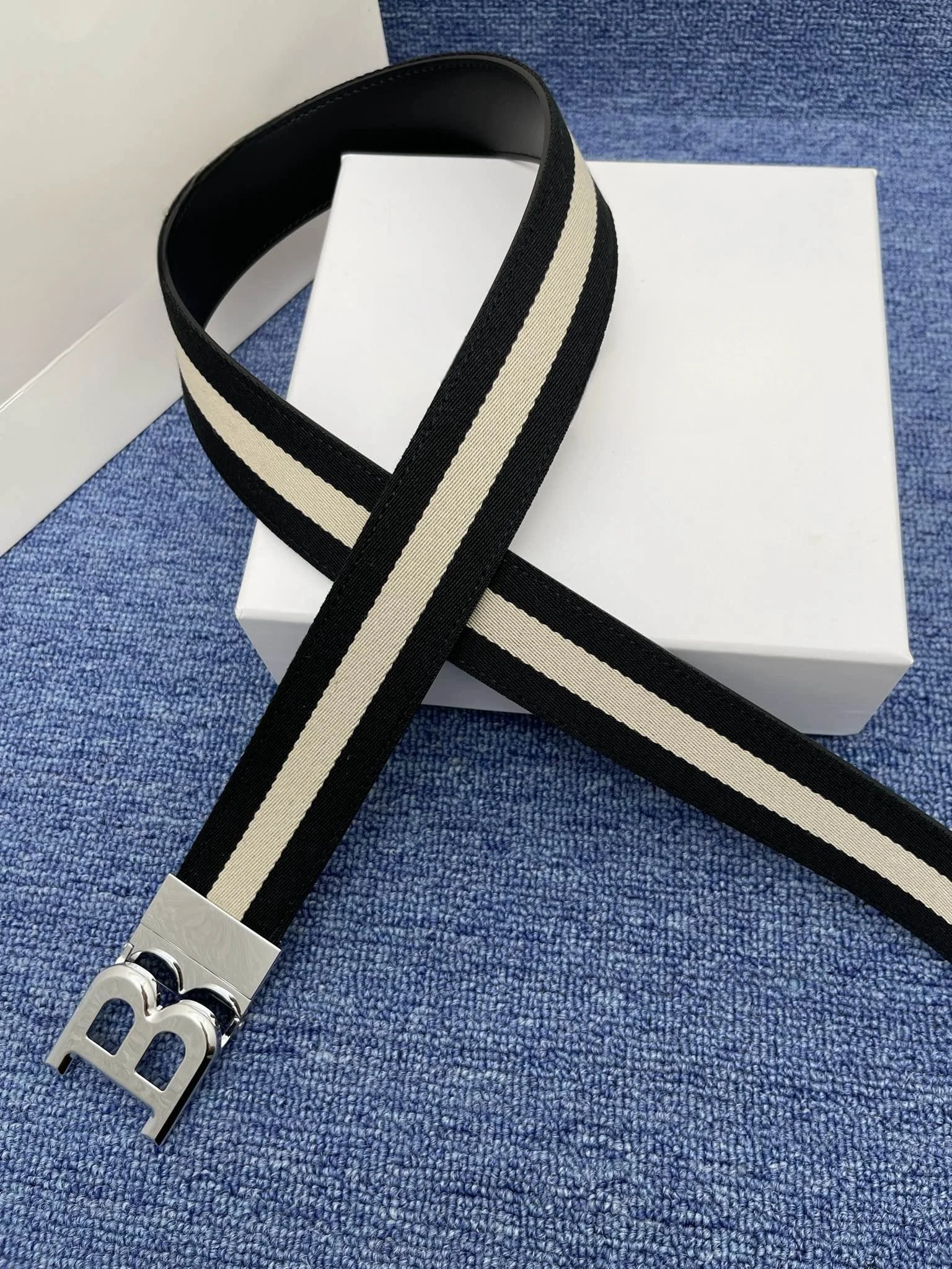 

Summer B Style Belts New Patchwork Leather Canvas Design Belts Male Strap Luxury Causal Business Fashion Waistband