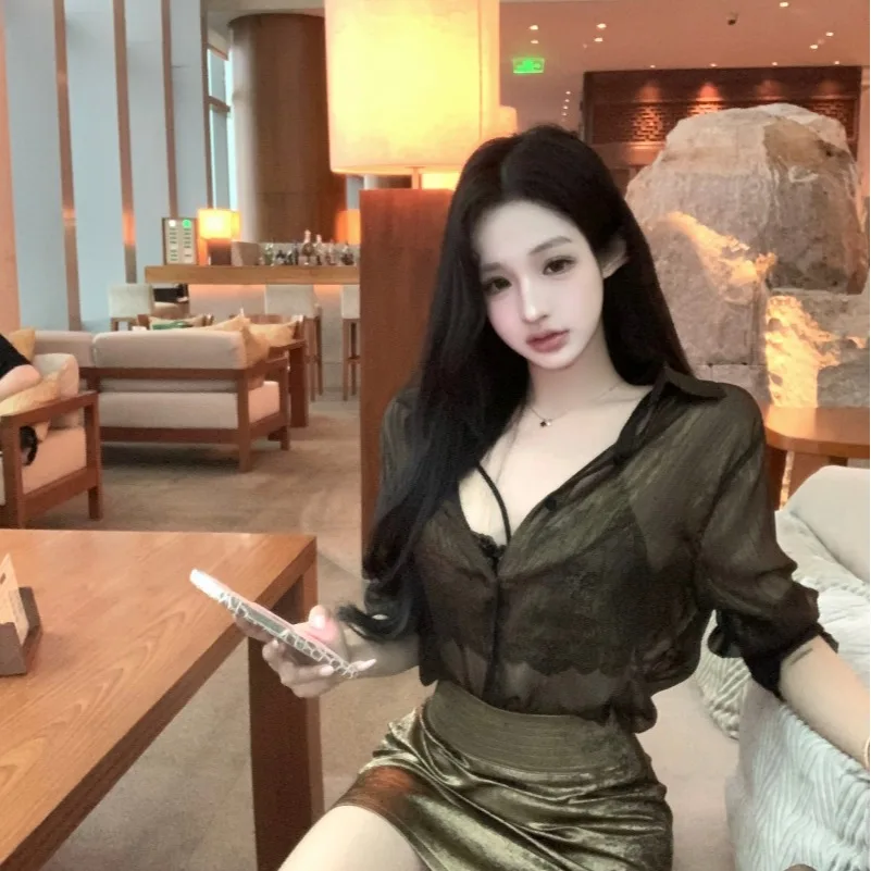 Hong Kong Sle Set Faion da donna Autunno Nuovo arrivo Profional irt e gonna Set gonna f-lunghezza antietà