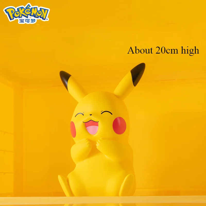 Pokemon Anime Pikachu Sparschwein Desktop-Dekoration Figur Kawaii Sparbox Kinderspiel zeug niedlichen Modell Geburtstags geschenk Ornament