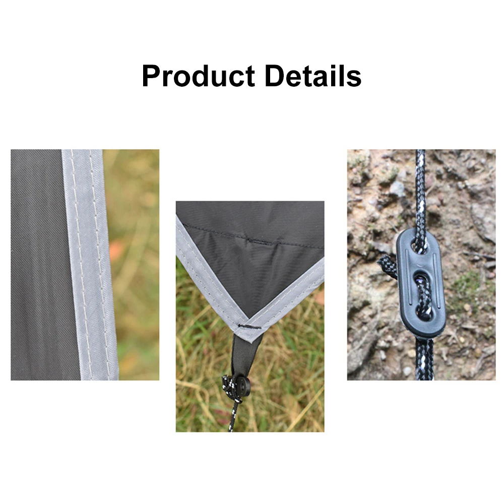 Outdoor Camping Tarp Ultralight Garden Canopy Sunshade Waterproof Rainproof Tarpaulin Shelter UV Resistant Beach Tent Awning