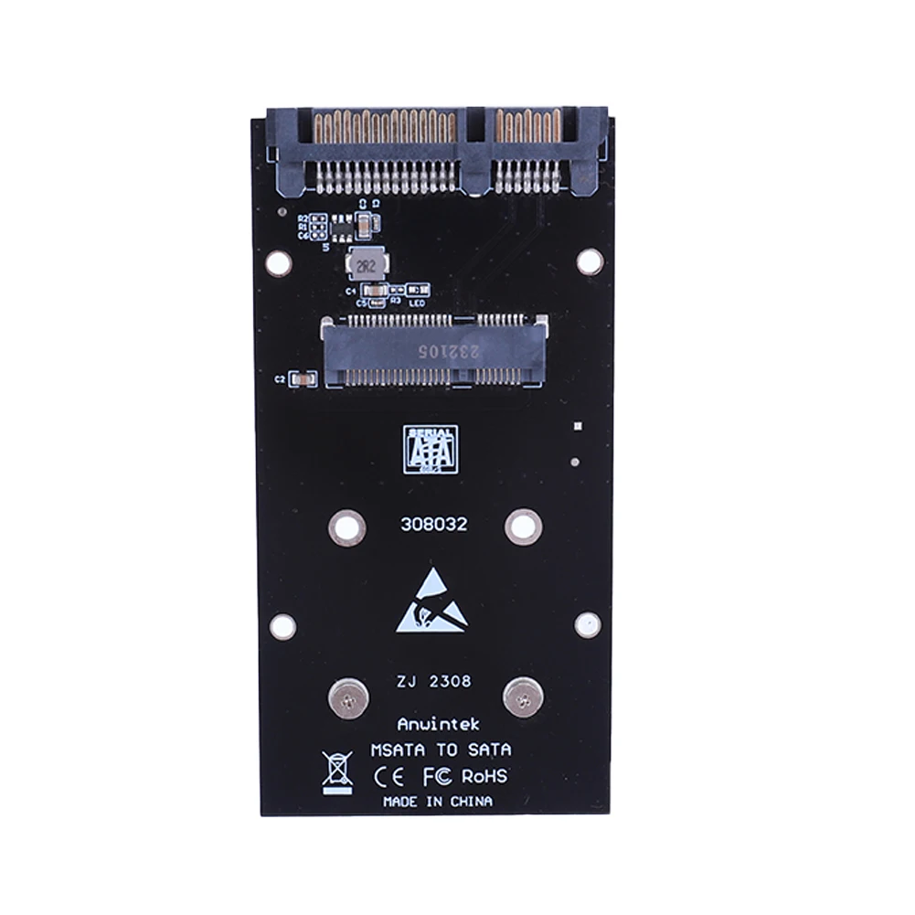 قرص صلب مع حافظة ، MSATA SSD إلى ، محول SATA III ، SATA-، 22Pin