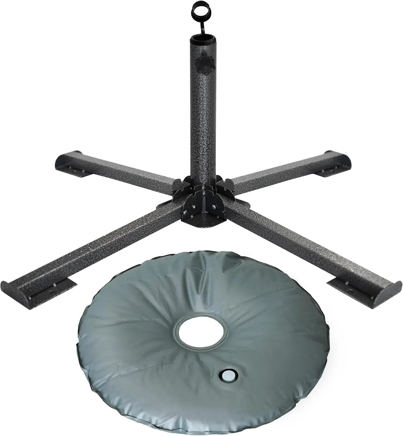 

Foldable Portable Beach Umbrella Stand-Portable Patio Umbrella Base Holder,Iron Patio Umbrella Stand