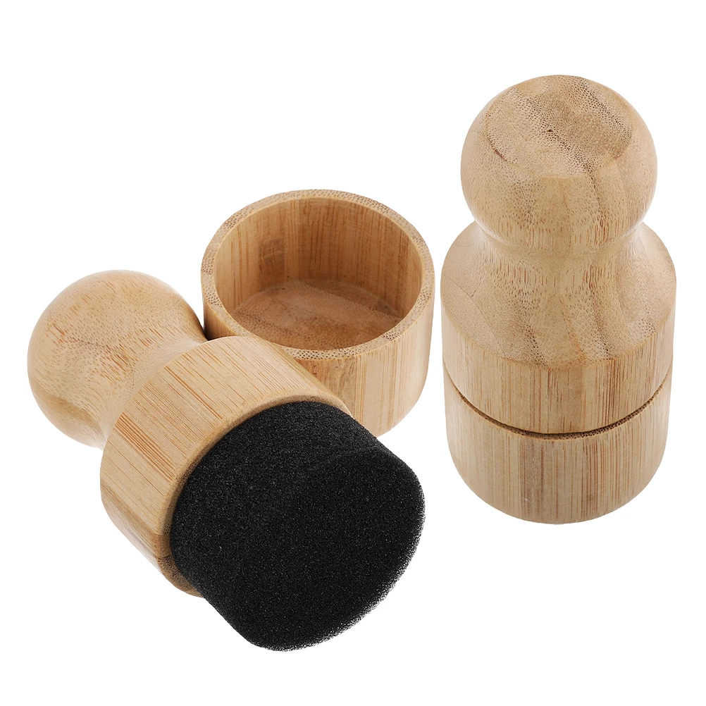 

2 set Oil Wax Applicator Tools for Cutting Boards Kitchen Cream Countertop Wood Care Sponge Applicators Bamboo Design